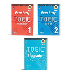 Hình ảnh Bộ sách Luyện thi NEW TOEIC. Trình độ Sơ - Trung cấp (Very Easy TOEIC 1 + Very Easy TOEIC 2 + TOEIC Upgrade)