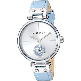 Đồng hồ nữ Anne Klein đính pha lê Swarovski dây da Nhập Khẩu Mỹ
