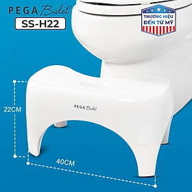 Mua Ghế Kê Chân Toilet PEGA Bidet  Hỗ Trợ Đi Vệ Sinh Dễ Dàng Và Thoải Mái  Chống Táo Bón  Làm Từ Nhựa Y Tế - Thương Hiệu Mỹ