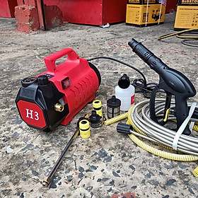 Máy phun xịt rửa xe áp lực khủng AWA H3 chỉnh áp