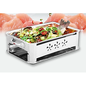 Mua Bếp Hấp   Lò Nướng Cá Tại Bàn SUBWOOFER Dual Thép không gỉ cao cấp