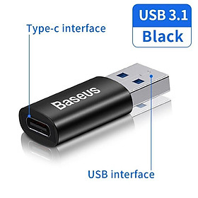 Đầu chuyển OTG Type C to USB 3.1 tốc độ cao Baseus Ingenuity Series Mini OTG Gen2 - Hàng chính hãng