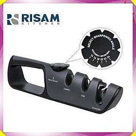 Mua Dụng cụ mài dao  kéo 3 trong 1 cao cấp Risam RM-023 -Hàng Chính Hãng