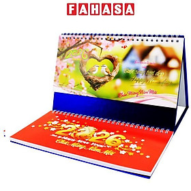 Lịch Để Bàn 2 Lò Xo - Cuộc Sống Tươi Đẹp - NST 77B