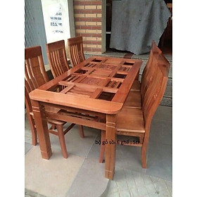 Mua Bàn ăn 6 ghế gỗ xoan mẫu 3