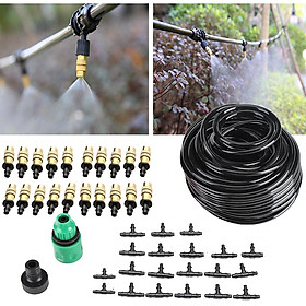 Bộ KIT Phun Sương Tưới Cây Tự Động gồm 25 Béc Bằng Đồng Cao Cấp kèm 30m Dây và đầy đủ phụ kiện