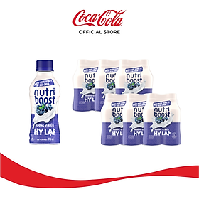 [SALE 25.01] Lốc 24 Chai Thức Uống Từ Sữa Chua Nutriboost Vị Việt Quất 170ml – Ngon Bổ, Tươi Mát, Chính Hãng
