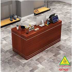 Mua QUẦY LỄ TÂN  QUẦY TIẾP TÂN  QUẦY TÍNH TIỀN  QUẦY THU NGÂN QTT422- Nội thất lắp ráp Viễn Đông Adv