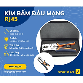 Mua Kìm bấm mạng RJ45 CAT5e và CAT6 - Corning- Hàng nhập khẩu