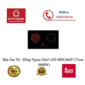 Mua Bếp Âm Từ - Hồng Ngoại Chef s EH-MIX366/P (73cm - 4800W) - Hàng Chính Hãng