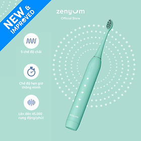 [Chính Hãng] Bàn Chải Đánh Răng Điện Zenyum Sonic 2.0 - Màu Xanh Mint- Công Nghệ Singapore