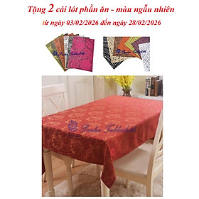 Khăn trải bàn PAULEE –WB-601 (120 x 150 cm) - chất liệu vải polyester