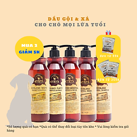 Sữa tắm cho chó Budle'Budle Ecoland General Shampoo | Dầu gội và xả cho chó 100% thiên nhiên | Da sạch khoẻ | Lông bóng mượt | Giảm rụng, xơ rối - Dầu gội