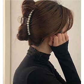 Kẹp Tóc Càng Cua Ngọc Trai Nhân Tạo Sang Trọng Cực Đẹp KT16