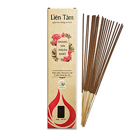 Nhang Sen Thuần Khiết Liên Tâm - 30cm - 200g (200 cây) - Nhang sạch 100% thiên nhiên