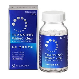 Hình ảnh Viên uống Transino white C Clear 240 viên Hỗ Trợ Trắng Da, Cải Thiện Nám