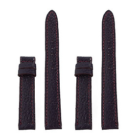 Dây đồng hồ da bò nhiều size màu tím đậm HJ8113-27-41