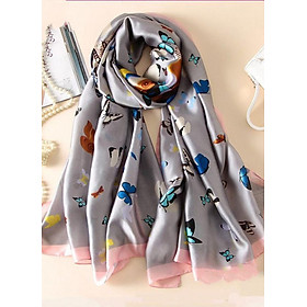 Khăn choàng cổ lụa thời trang 34