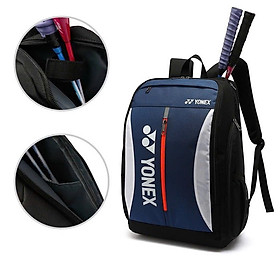 Balo học sinh sinh viên Yonnex , sức chứa lớn, phom cứng cáp, chống thấm nước, balo thể thao cầu lông tennis pickleball nhiều màu size lớn 47cm