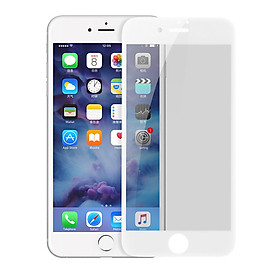Miếng dán màn hình cường lực chống nhìn trộm full màn hình 3D Baseus cho iPhone 7 Plus/ iPhone 8 Plus - Trắng - Hàng chính hãng