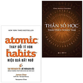 Combo 2 cuốn: Atomic Habits - Thay Đổi Tí Hon, Hiệu Quả Bất Ngờ ( Những Thay Đổi Nhỏ Tạo Nên Thành Công Lớn + Thần Số Học: Thấu Hiểu Nhân Tâm/ Tặng kèm Bookmark)