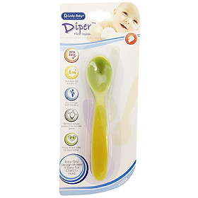 Bộ 4 muỗng tập ăn dặm Lucky Baby 610565