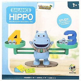 Đồ Chơi Hà Mã Cân Bằng Toán BY-6002