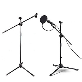 Chân micro đứng Pro Microphone Stands Chân đế trợ giảng, micro sân khấu