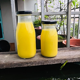 Combo 12 chai thủy tinh nắp vặn đựng nước trái cây, sữa hạt
