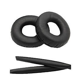 Replacement Ear Pads Cushions + Headband Pad For   -1