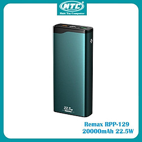 Mua Pin sạc dự phòng Remax RPP-129 20000mAh sạc nhanh QC3.0 max 22.5W  Type-C PD 18W - Hàng Chính Hãng