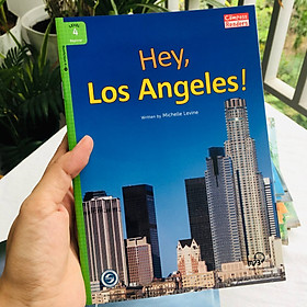 Hey, Los Angeles - Leveled Reader with Downloadable Audio Free - Sách chuẩn nhập khẩu từ NXB Compass
