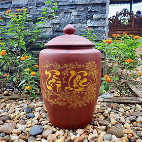 Mua Hũ Gạo Gốm Tài Lộc Hút Ẩm Chống Mốc 20Kg