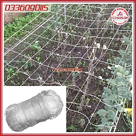 Mua Lưới làm giàn leo sợi kép trắng -1 kg (rộng 2m x dài 30m) - lưới chất lượng loại 1  độ bền trên 5 năm