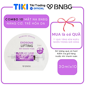 COMBO 10 MẶT NẠ NÂNG CƠ, TRẺ HÓA DA BNBG EXOSOME SKINBOOSTER MASK 30MLX10