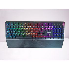 Bàn phím cơ Gaming RK Phantom RGB - CHÍNH HÃNG Royal Kludge. Có dây, full size 104 phím, có kê tay.