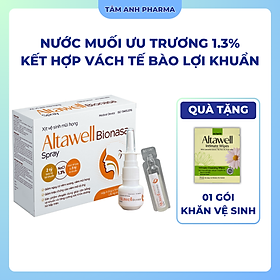 Xịt Mũi Họng Lợi Khuẩn Altawell Bionasa, Giảm Ngạt Mũi, Sổ Mũi Cho Bé Từ 6 Tháng Tuổi Và Mẹ Bầu
