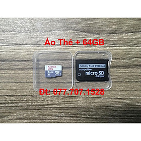 Mua Áo thẻ nhớ adaptor MicroSD 32Gb 64Gb cho PSP 1000 2000 3000