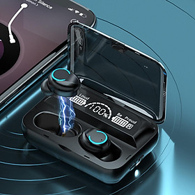 Bluetooth 5.1 Wireless Earbuds with Wireless Charging Case    Stereo Headphones in Ear Built in Mic Headset Premium Sound with Deep Bass