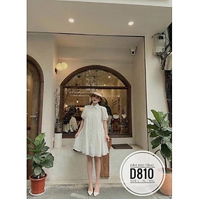 Bigsize 60-90KG vmart Đầm BBD tầng D810 hàng Quảng Châu cao cấp chiết eo giấu bụng