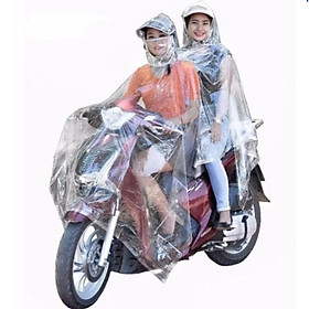 Mua Áo Mưa Trong Suốt Có Khẩu Trang Che Mặt Loại 2 Đầu Tiện Dụng