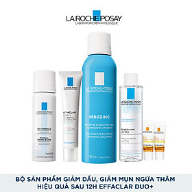 Bộ sản phẩm giảm dầu, giảm mụn ngừa thâm hiệu quả sau 12h Effaclar Duo+ La Roche-Posay