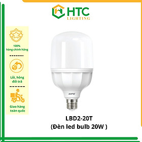 Bóng đèn led Bulb 20W - LBD2 - 20T (trắng), LBD2-20V (vàng)- Thương Hiệu MPE