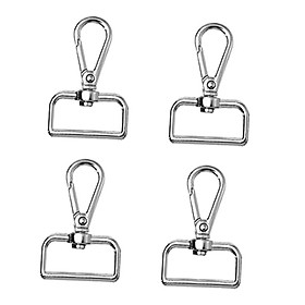 4pcs Alloy Swivel Lobster Claw Clasps Square Tail DIY Crafts Supplies