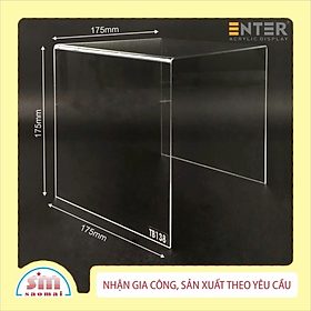 Mua Kệ livestream  Kệ mica chữ U trong suốt để đồ đa năng  Kệ trưng bày mica 3 mặt uốn Enter TB138 175x175x175mm mica dày 3mm (20)