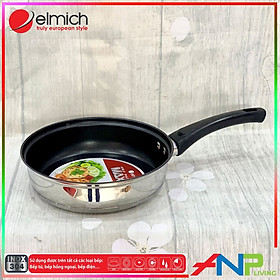 CHẢO INOX  3 ĐÁY CHỐNG DÍNH ELMICH SMARTCOOK MAX B  (Size 16 - 20 - 24 - 26cm) - Hàng Chính Hãng