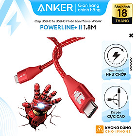 Cáp sạc ANKER PowerLine+ II USB-C TO USB-C dài 1.8M- A9549