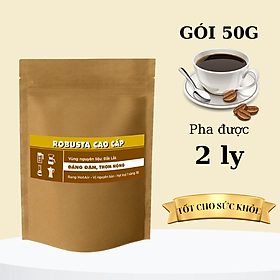 Mẫu Thử Cà Phê Rang Xay Nguyên Chất E-SKY Coffee Cafe Pha Phin 50gr