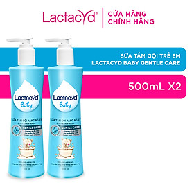 Bộ 2 chai Sữa Tắm Gội Trẻ Em Lactacyd Baby Gentle Care Bảo Vệ Dịu Nhẹ Cho