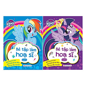 Combo Pony : Bộ Sách Học Vẽ Và Tô Màu Giúp Bé Phát Triển Trí Thông Minh - Bé Làm Họa Sĩ (2 Quyển)